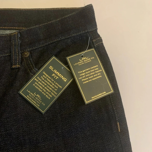 Lauren, Ralph Lauren.
High-Rise Boot Jean dark denim size 6 Western galgurl - Picture 8 of 16